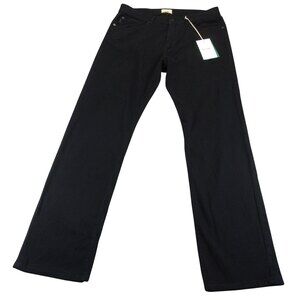 New DL1961 Mens Jeans Avery 34 x 34 Relaxed Fit Black Stretch Ultimate Twill